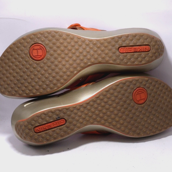 Cole Haan Air Orange Thong Wedge Sandle Sz 8 - Picture 10 of 10